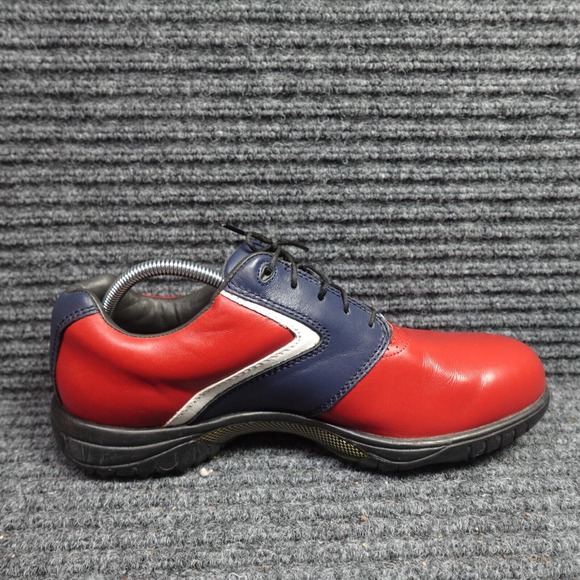 FootJoy Golf Shoes Mens 11.5 REd White Blue MyJoys American Flag Leather main image 9